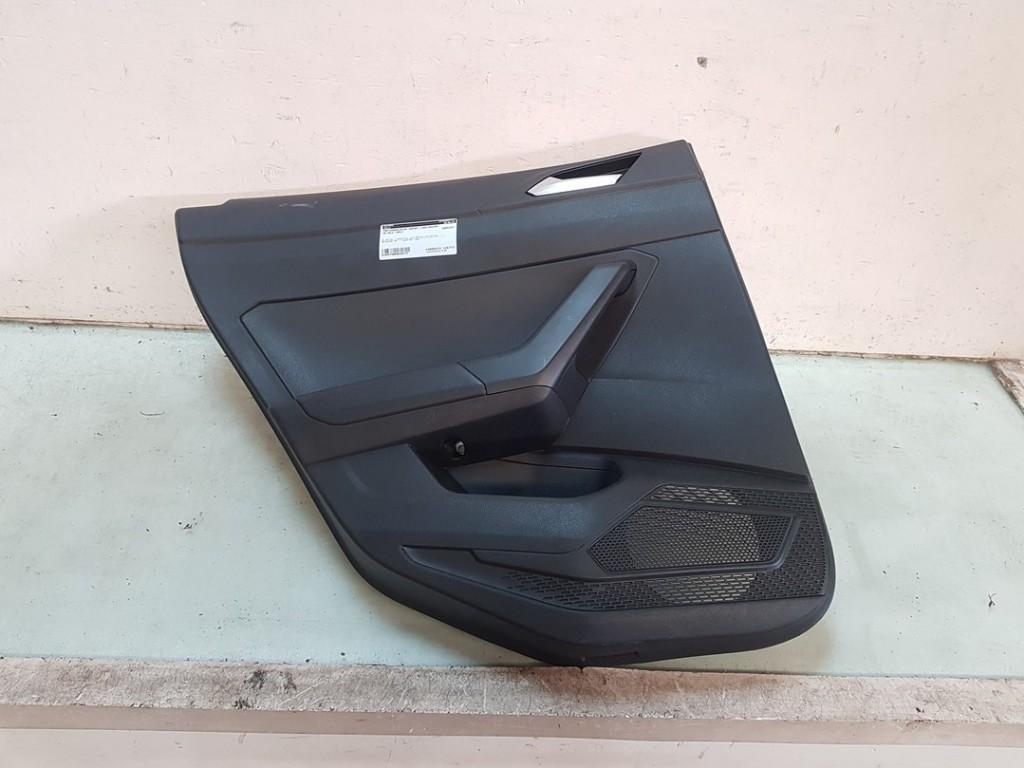 PANNEAU DE PORTE ARRIÈRE GAUCHE Volkswagen Polo VI (AW1), Utilisé, Volkswagen