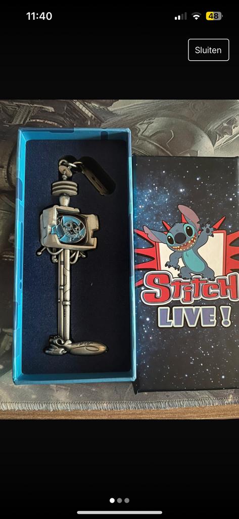 Limited edition key Stitch live Disneyland Parijs, Verzamelen, Disney, Ophalen of Verzenden, Nieuw