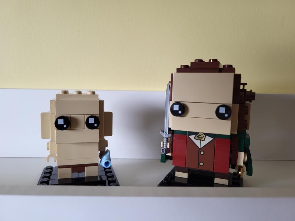 Lego 40630 Brickheadz Lord of the rings: Frodo & Gollem, BrickHeadz, Lego, Compleet, Ophalen of Verzenden
