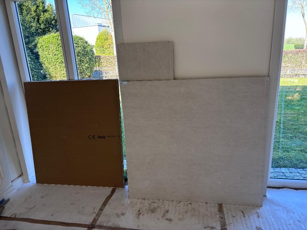 BA13 Knauf 4-zijdig afgeronde gipsplaat, Doe-het-zelf en Bouw, Platen en Panelen, Nieuw, Overige materialen, Minder dan 20 mm