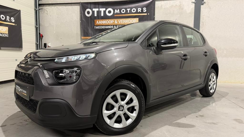 Citroën C3 | 1.5 BlueHdi |Live Uitvoering|Full Led |Garantie, Auto's, Voorwielaandrijving, Stof, 4 cilinders, Zilver of Grijs