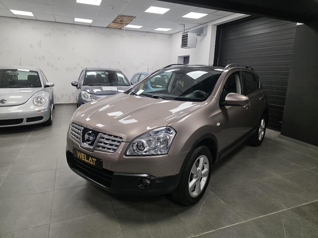 NISSAN QASHQAI 1.5 DIESEL  TOPSTAAT, Auto's, Nissan, Bluetooth, 139 g/km, Zwart, Bruin