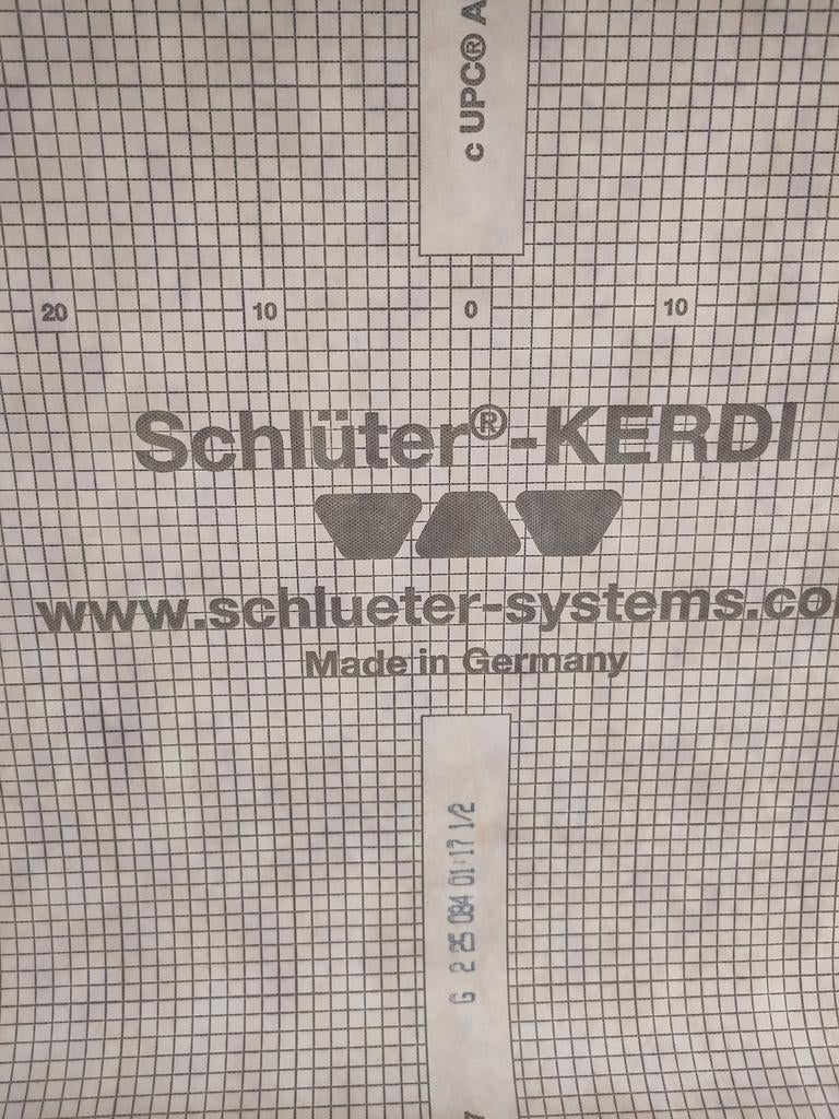 Kerdi 200. 2m overschot, Ophalen