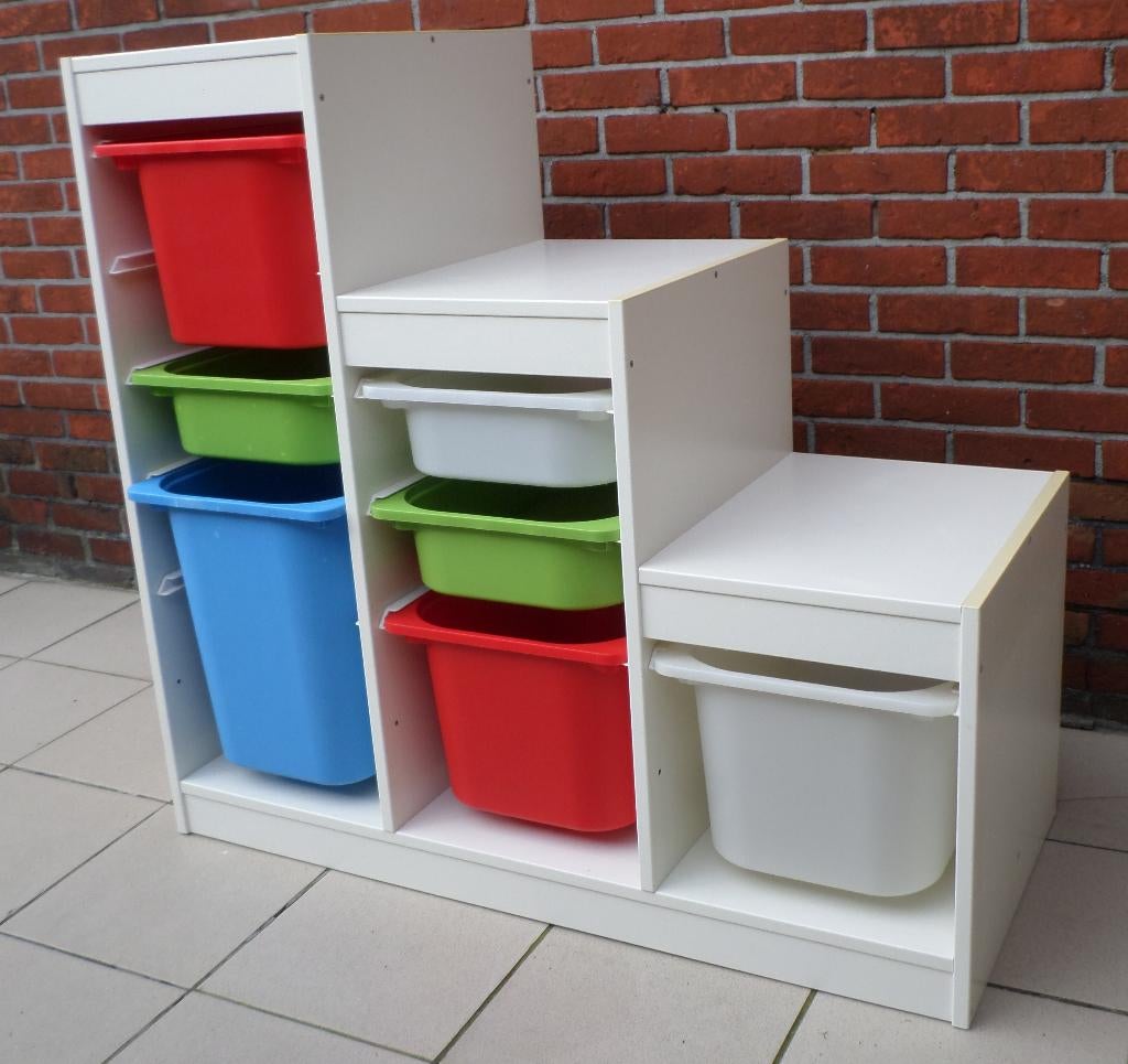 Ikea Trofast opbergkast met bijhorende opbergbakken., Kinderen en Baby's, Kinderkamer | Commodes en Kasten, Ophalen, Zo goed als nieuw