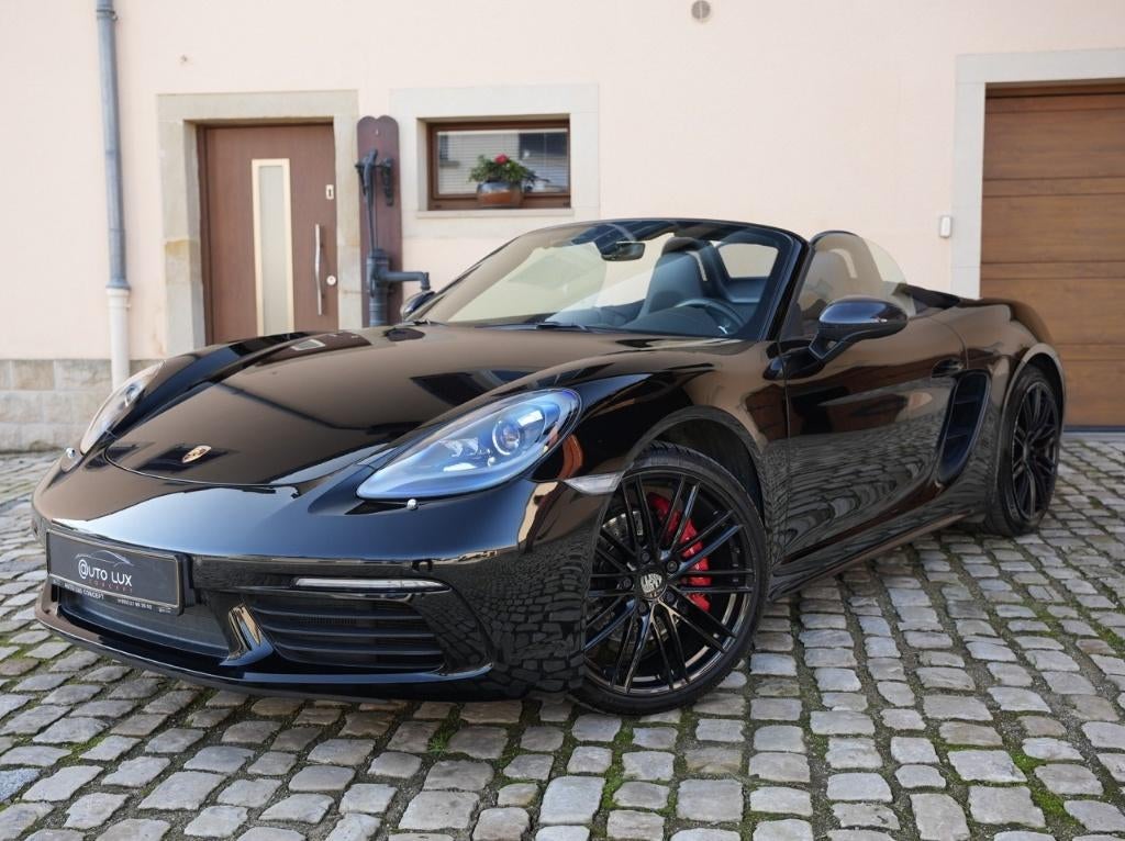 Porsche 718 Boxster S PDK/Caméra/PDLS/Échappement sport/Navi, Auto's, Porsche, Achterwielaandrijving, Cabriolet, Alcantara, Zwart