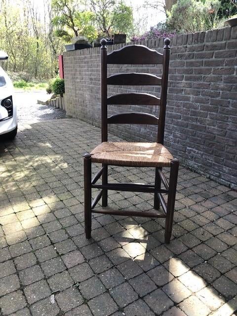 Chaises fond en paille, Brun, Enlèvement, Bois, Cinq, Six Chaises ou plus