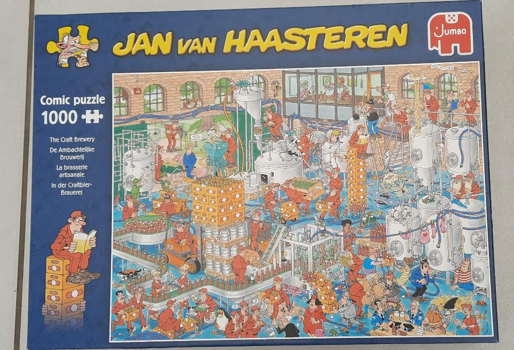 PUZZEL JAN VAN HAASTEREN, Hobby en Vrije tijd, Ophalen, 500 t/m 1500 stukjes, Zo goed als nieuw, Legpuzzel
