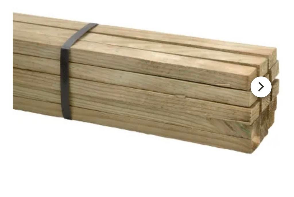 Ruwe latten, Tuin en Terras, Ophalen, Nieuw