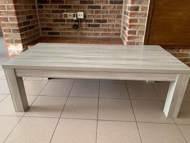 Landelijke salontafel, Huis en Inrichting, Tafels | Salontafels, Ophalen, Gebruikt, 100 tot 150 cm, 50 tot 100 cm