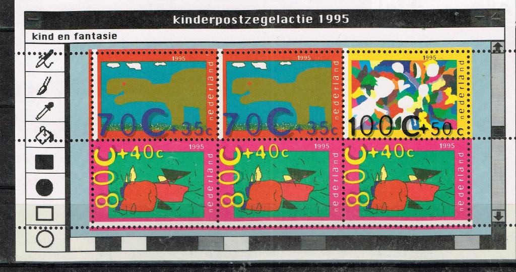 Postzegels uit Nederland - K 2541 - fantasie, Postzegels en Munten, Postzegels | Nederland, Gestempeld, Na 1940, Verzenden