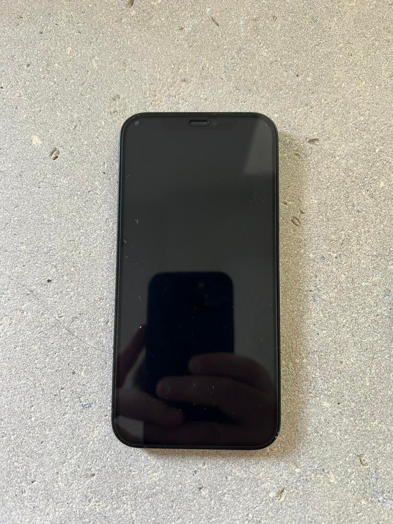 Apple Iphone 12 128GB Zwart goeie staat, Télécoms, Téléphonie mobile | Apple iPhone, Comme neuf, 128 GB, Sans abonnement, Sans simlock