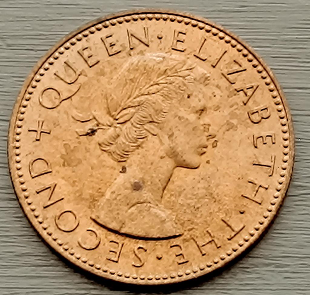 munt Nieuw Zeeland 1/2 penny 1959, Timbres & Monnaies, Monnaies | Océanie, Enlèvement ou Envoi