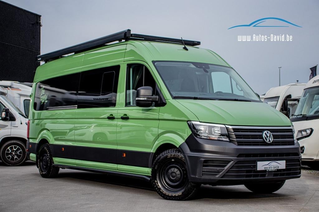 Volkswagen Crafter Campervan 2.0 TDI Aut. 2 Slaappl., Caravans en Kamperen, Automaat, Bedrijf, Diesel, 6 tot 7 meter
