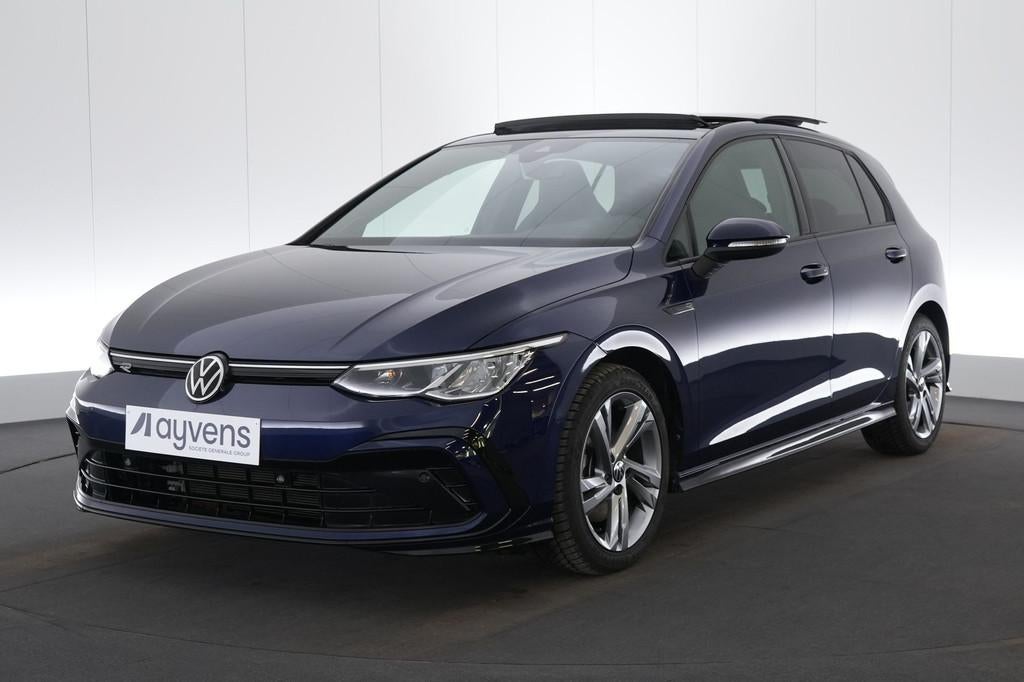 (2AHJ994) VOLKSWAGEN GOLF VIII, Auto's, Volkswagen, Blauw, Alcantara, Bedrijf, 5 zetels