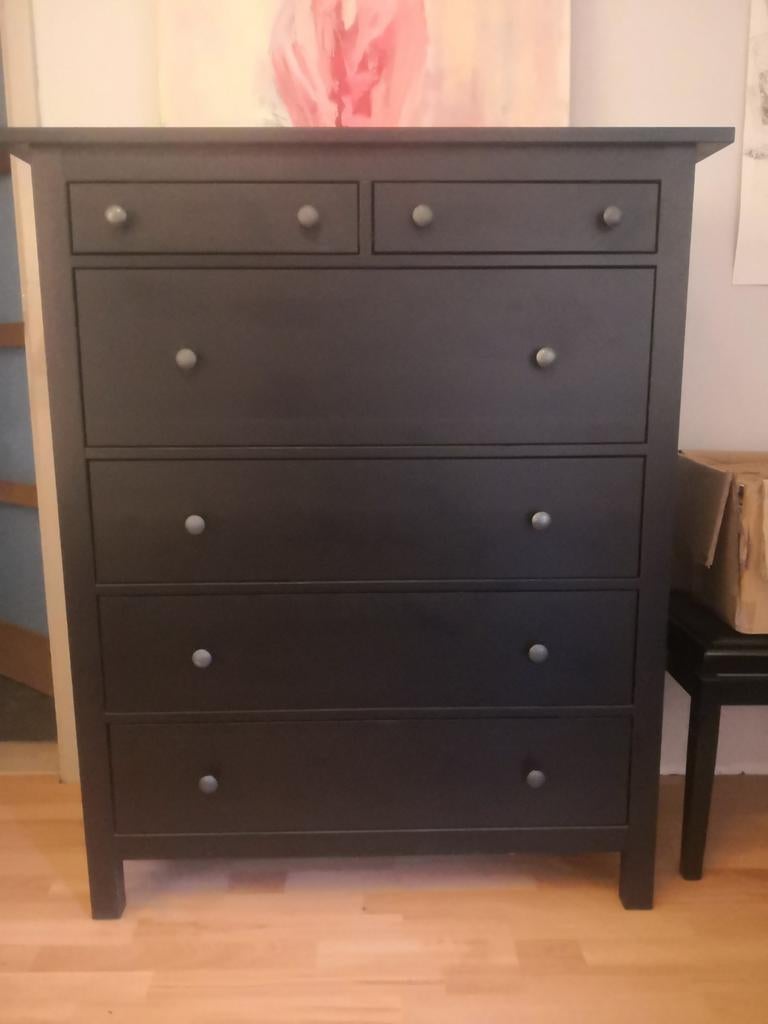 Zwarte ladenkast Ikea, mooie staat!, Ophalen