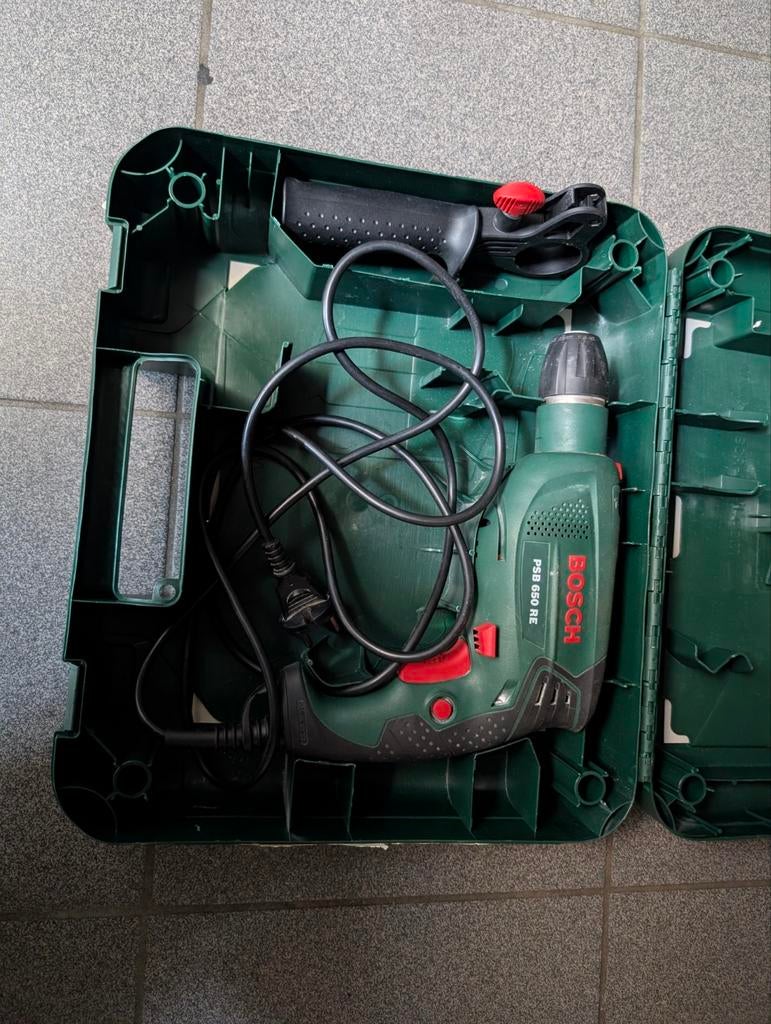 Bosch PSB 650 RE Klopboormachine (Inclusief Koffer), Bricolage & Construction, Outillage | Foreuses, Enlèvement