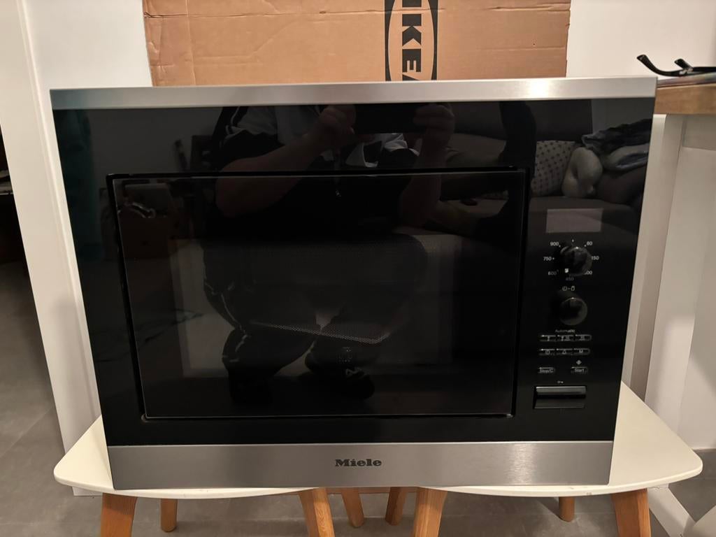 Miele M6040 SC inbouw, nieuwstaat, Elektronische apparatuur, Microgolfovens, Ophalen, Microgolfoven, Zo goed als nieuw, Inbouw