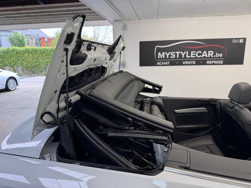 Audi A5 Cabriolet, Automaat, benzine, 1 jaar garantie, Auto's, 4 cilinders, Wit, Leder, Bedrijf