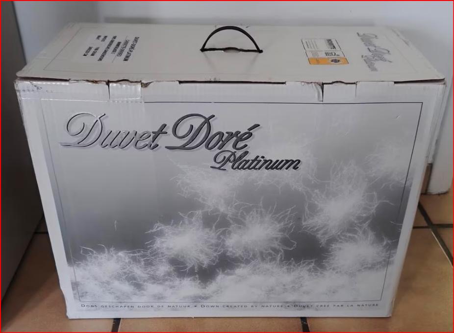 Donsdeken duvet doré platinum 240/220 cm dekbed, Wit, Ophalen of Verzenden, Deken of Dekbed, Nieuw