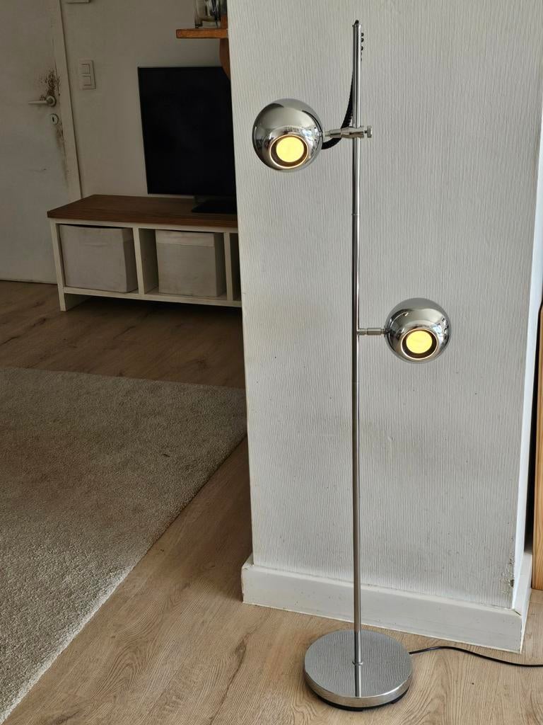 Retro Eyeball vloerlamp met 2 spots van Present Time, Huis en Inrichting, Lampen | Vloerlampen, Ophalen
