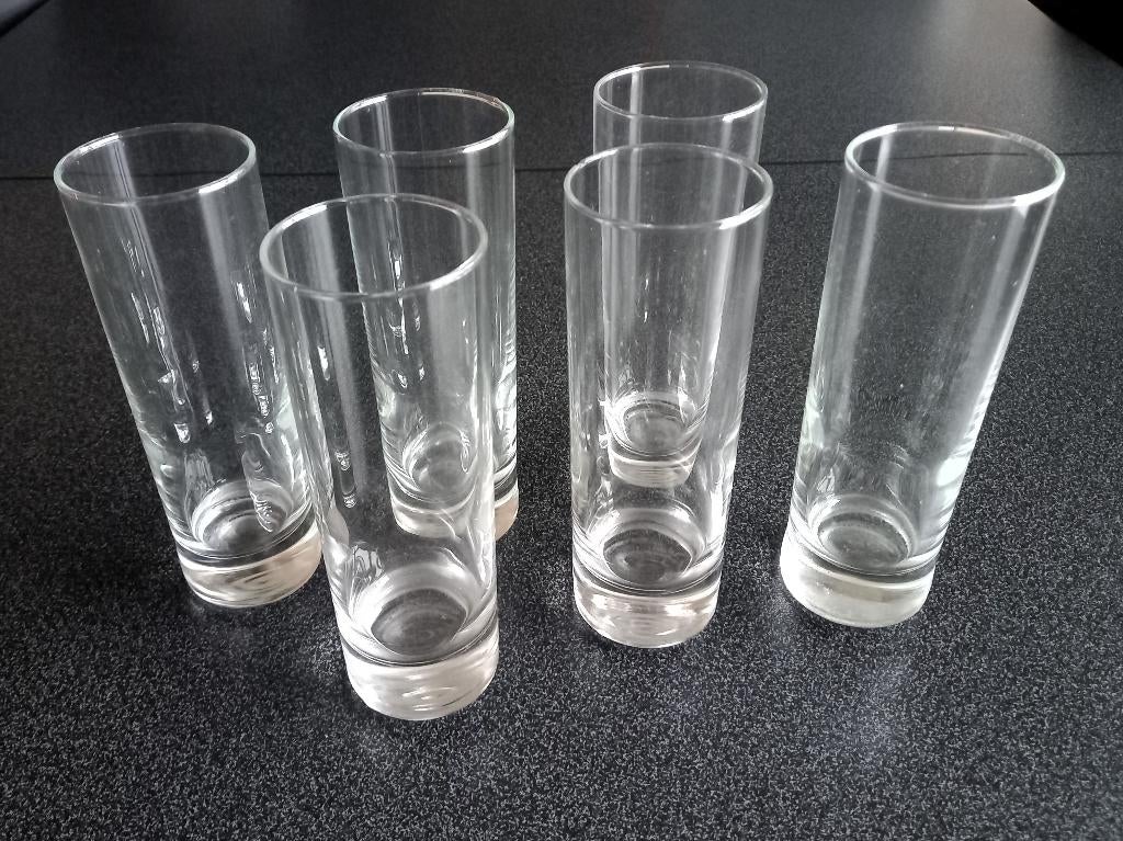 Glazen - 6 stuks, Huis en Inrichting, Keuken | Servies, Ophalen of Verzenden, Nieuw, Glas, Glas of Glazen