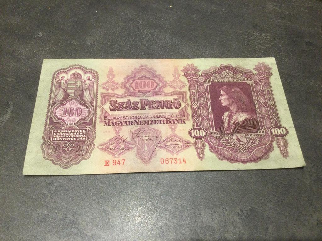 Hongarije 100 Pengo 1930, Ophalen of Verzenden