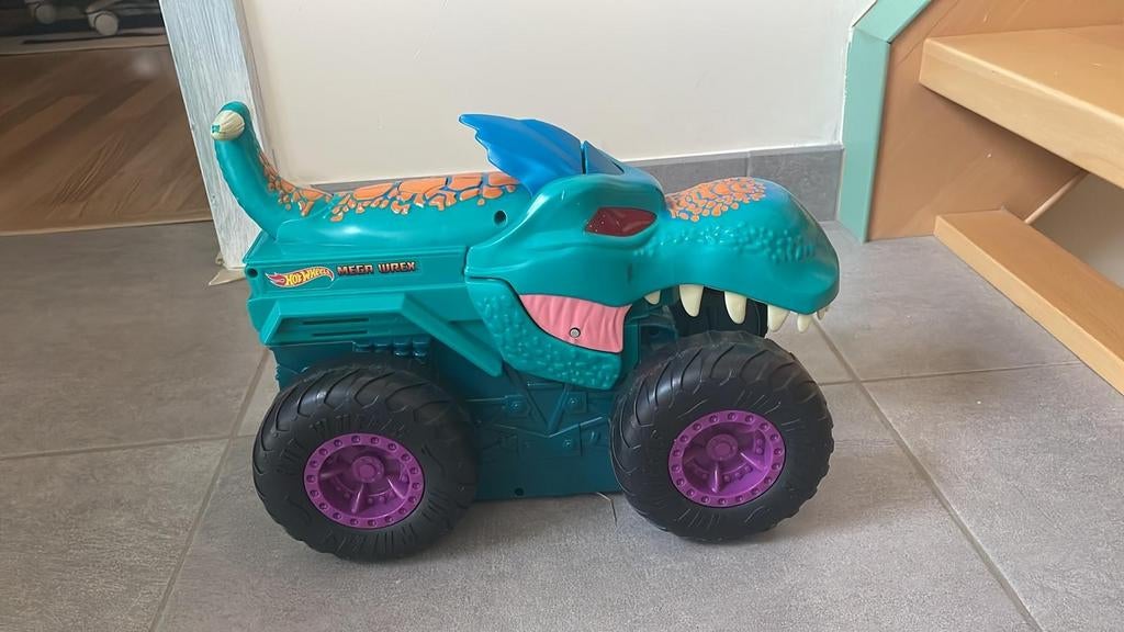 Hot wheels Monster Trucks Mega Wrex, Kinderen en Baby's, Speelgoed |Speelgoedvoertuigen, Ophalen of Verzenden, Zo goed als nieuw