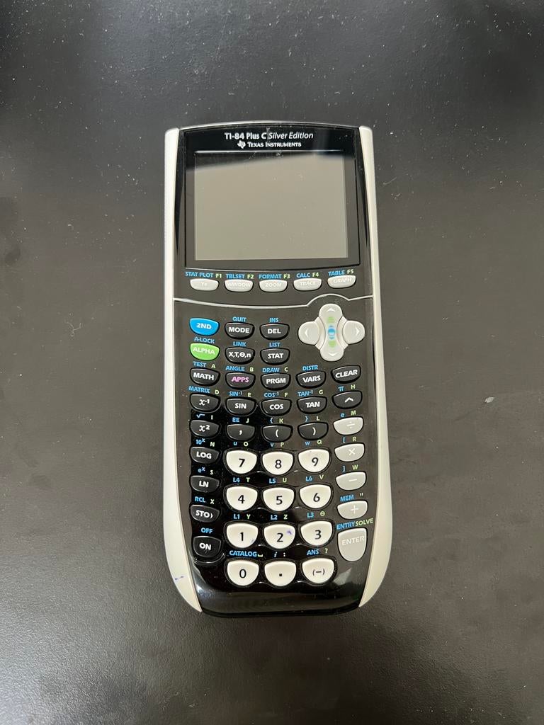 Texas Instruments TI-84 Plus C Silver Edition, Divers, Calculatrices, Enlèvement ou Envoi, Calculatrices graphique, Comme neuf