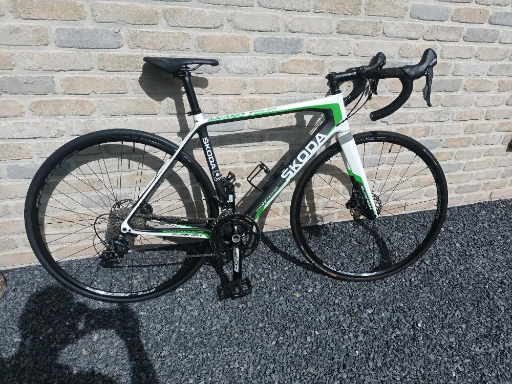 vélo course Supérior Carbone avec frein à disque, Gebruikt, Carbon, Heren, Ophalen