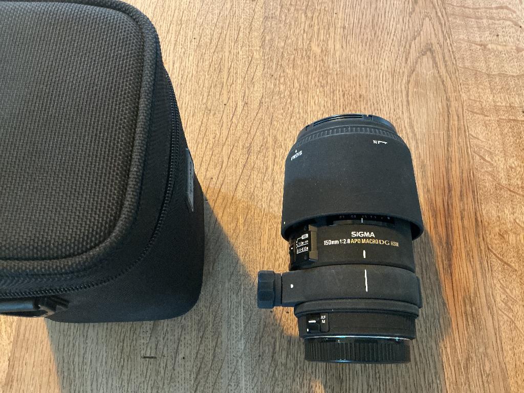 Sigma 150 mm 1:28 Apo Macro DG Hsm, Audio, Tv en Foto, Foto | Lenzen en Objectieven, Ophalen, Zo goed als nieuw, Macrolens