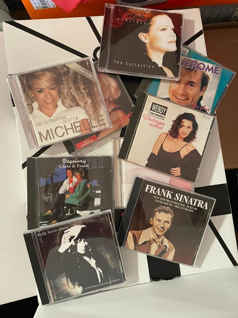 27 cd’s (country, soul, Wendy Van Wanten, Frank Sinatra,…), Ophalen, Gebruikt, Country en Western