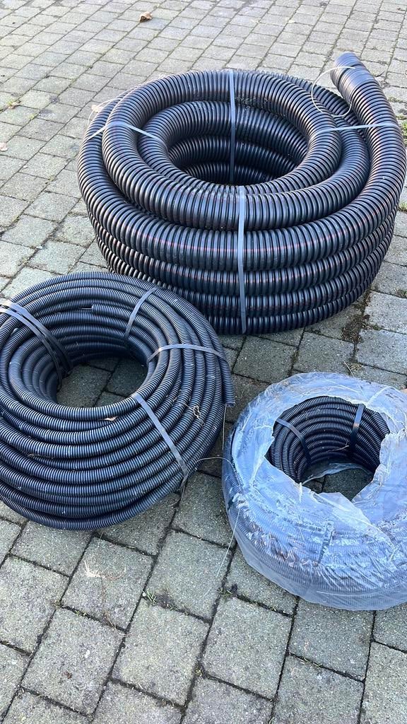 Gaine avec fil de traction de 16, 25 et 90 diamètres, Bricolage & Construction, Tuyaux & Évacuations, Comme neuf, Enlèvement ou Envoi