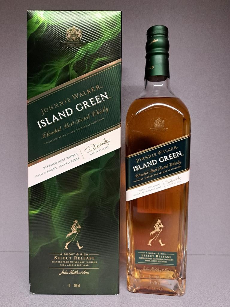 Whisky Johnnie Walker Island green, Collections, Enlèvement