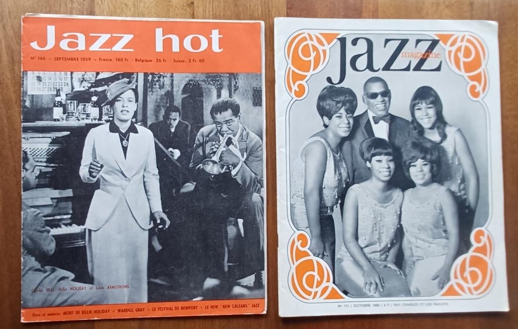 2x Jazz-magazine/Billie Holiday/Archie Shepp/Chick Corea/, Verzamelen, Ophalen of Verzenden