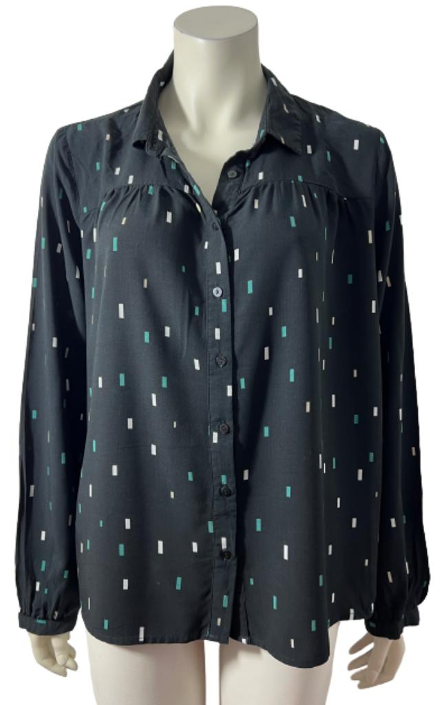 Chemisier Villa - 40, Taille 38/40 (M), Comme neuf, Villa, Noir