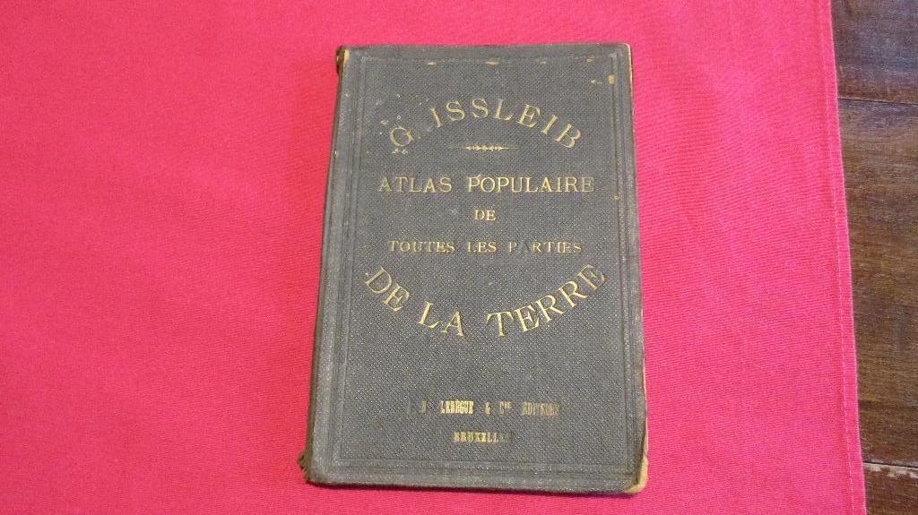 L'Atlas Populaire (Édition Belge 1877), Collections, Photos & Gravures, Utilisé, Enlèvement