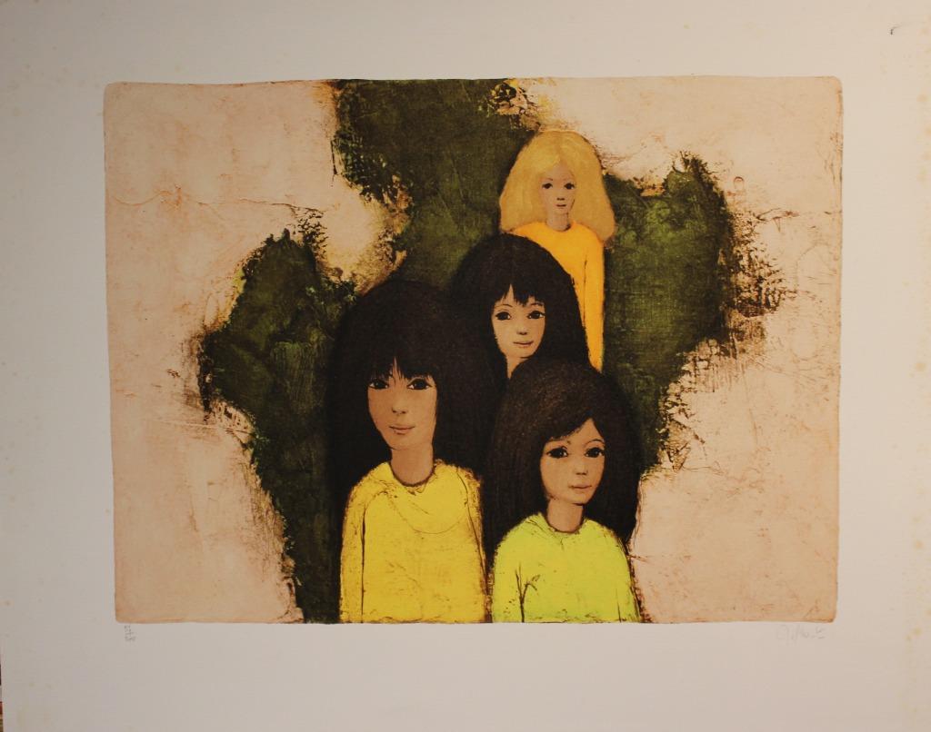 Jef Wauters - litho - 37/200, Antiquités & Art, Art | Lithographies & Sérigraphies, Enlèvement