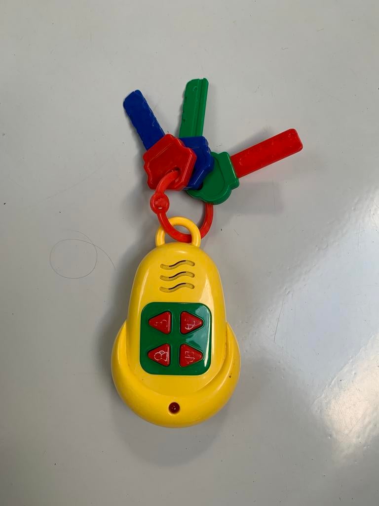 Babyspeelgoed autosleutels met geluid, Ophalen, Gebruikt, Met geluid