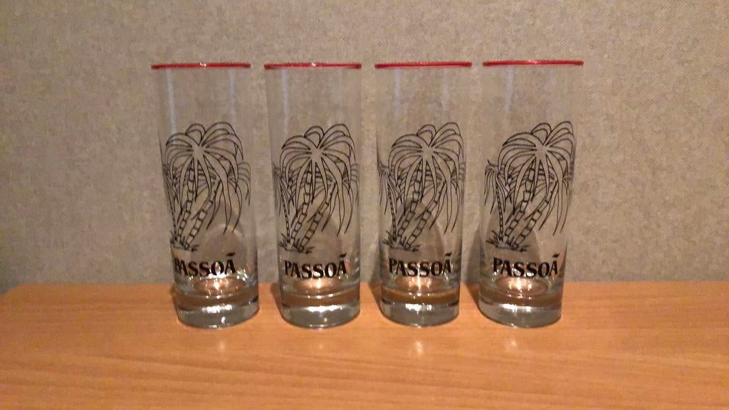 Verres à long drink Vintage Passoã, Enlèvement ou Envoi, Comme neuf, Autres types