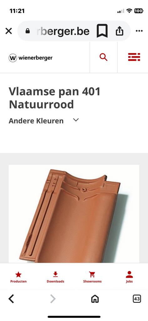 Vlaamse pannen halve prijs van nieuwe, Ophalen of Verzenden, Nieuw, Rood