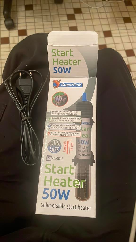 aqwarium verwarmer, Dieren en Toebehoren, Ophalen, Nieuw