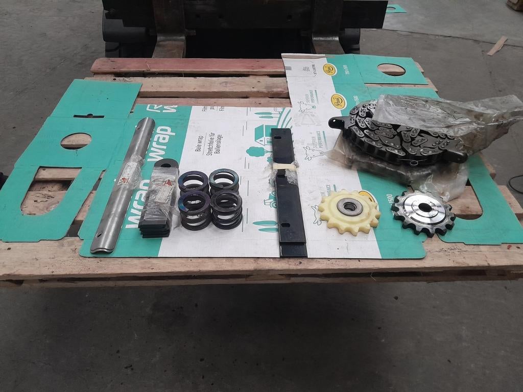 Onderdelen maïsplukker capello, Ophalen