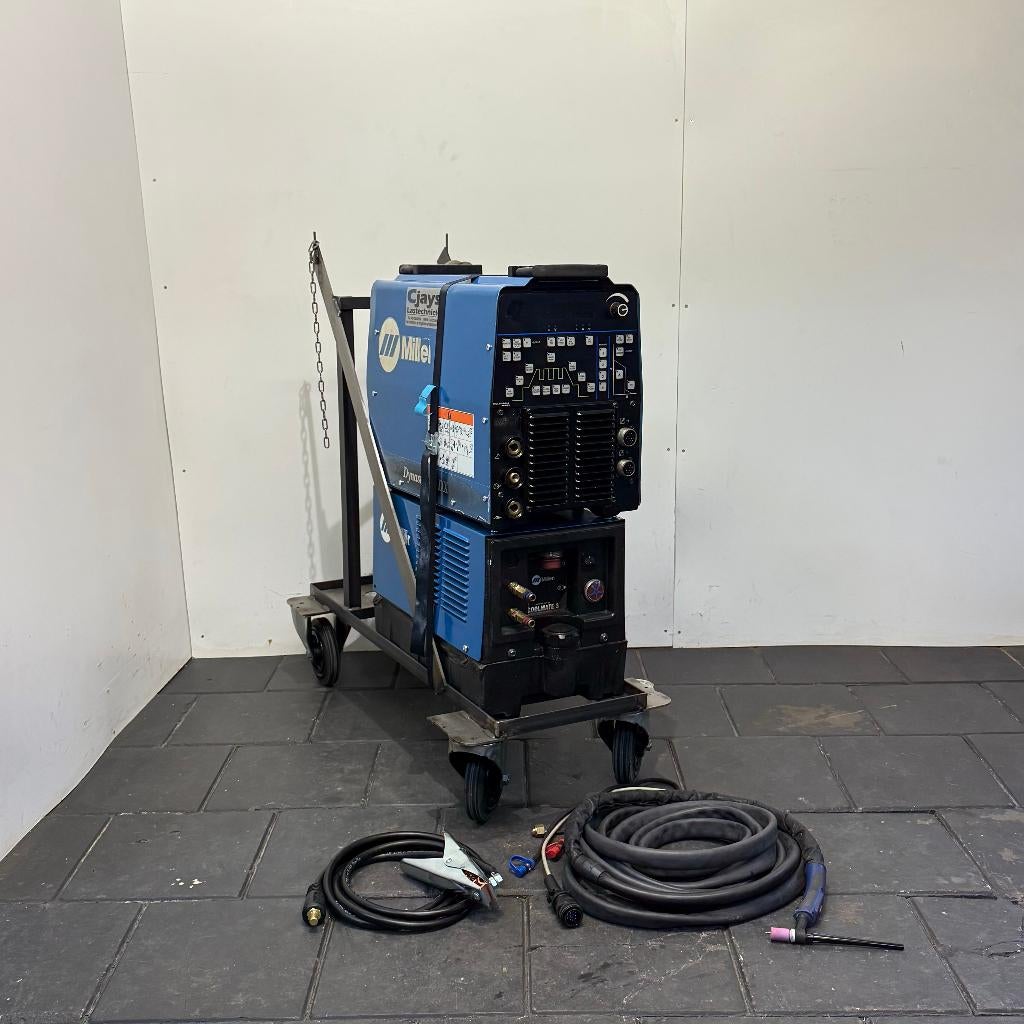 Gebruikte Miller Dynasty 300 DX TIG ACDC Laspost + Garantie, Bricolage & Construction, Enlèvement ou Envoi, Utilisé, 250 ampères