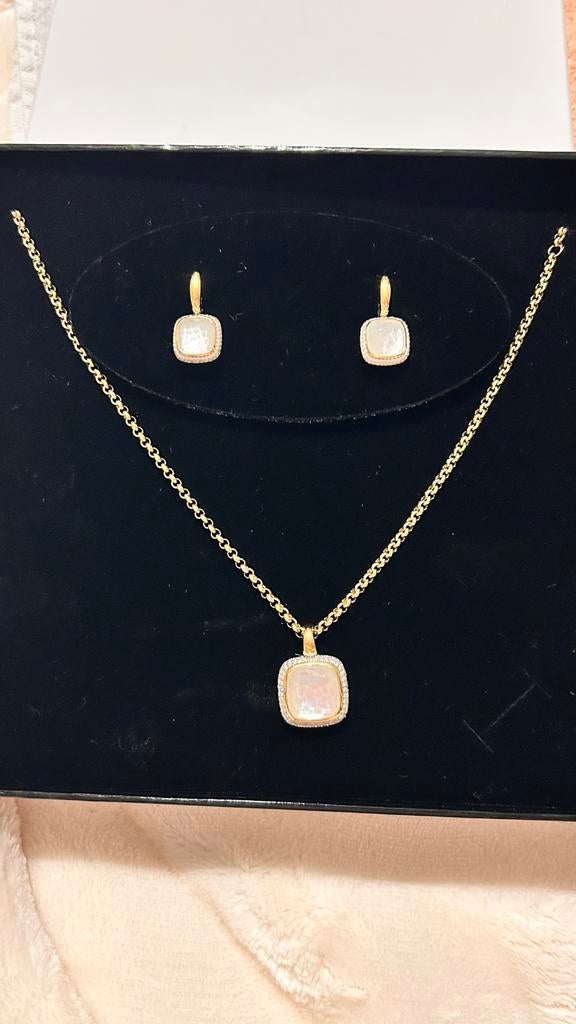 Prachtig juwelenset van het merk Ti Sento : Nieuw, Bijoux, Sacs & Beauté, Neuf, Avec pendentif, Or, Enlèvement