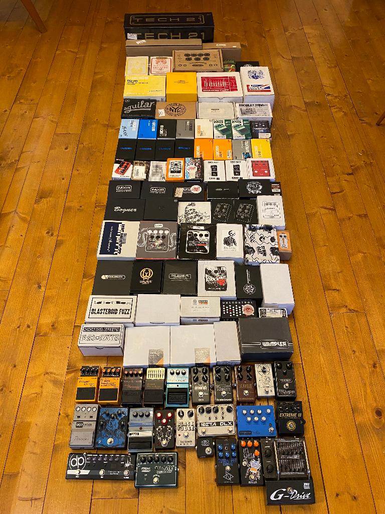 ///100 PEDALES BASS/GUITAR/SYNTH A VENDRE /// RARE, Enlèvement ou Envoi, Utilisé, Autres types