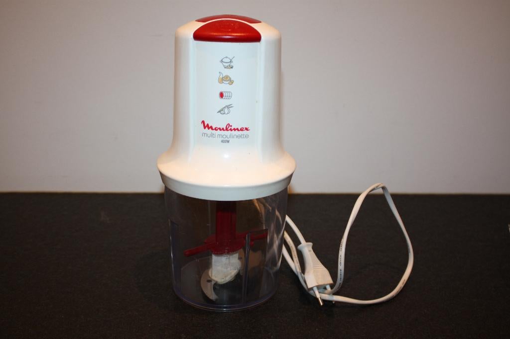 Moulinex multi moulinette hakmolen, Elektronische apparatuur, Keukenmixers, Zo goed als nieuw, 2 snelheden, Vaatwasserbestendig