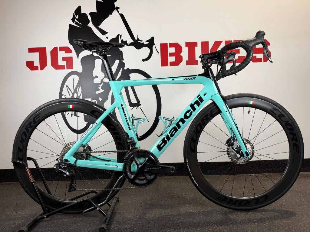 racefiets bianchi aria disc ultegra di2, Hobby en Vrije tijd, Overige Hobby en Vrije tijd, Ophalen, Zo goed als nieuw