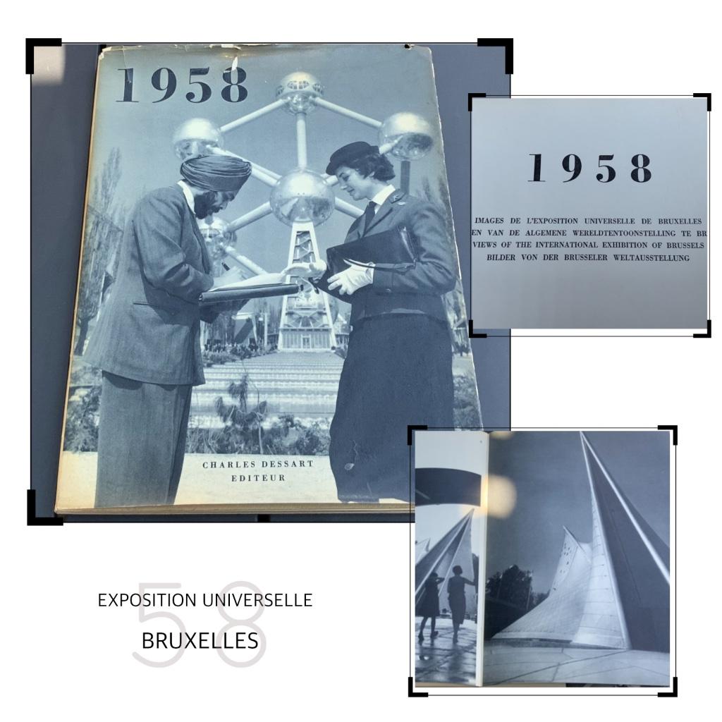 1958 Livre sur l’Exposition Universelle, Enlèvement ou Envoi, Utilisé, Charles Dessart