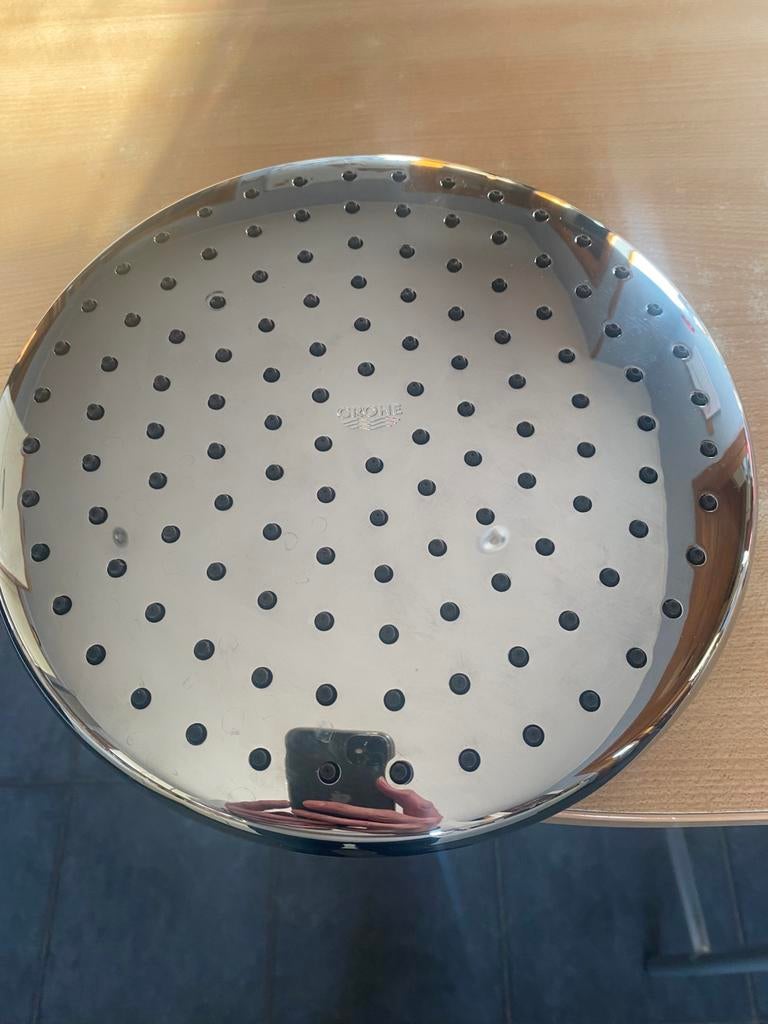 Pommeau de douche pour douche à effet pluie 25 cm chromé, Bricolage & Construction, Enlèvement, Comme neuf