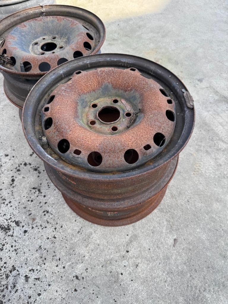 Jantes en tôle VAG 5x100, Autos : Pièces & Accessoires, Enlèvement, Utilisé, Seat